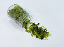 Стеклянная крошка "зеленая бутылка" - 55 гр